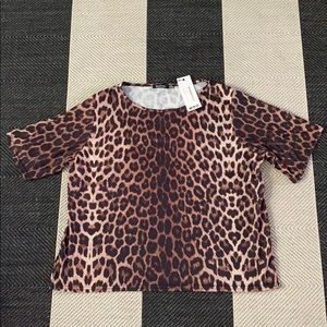 Leopard Print Oversized Tshirt